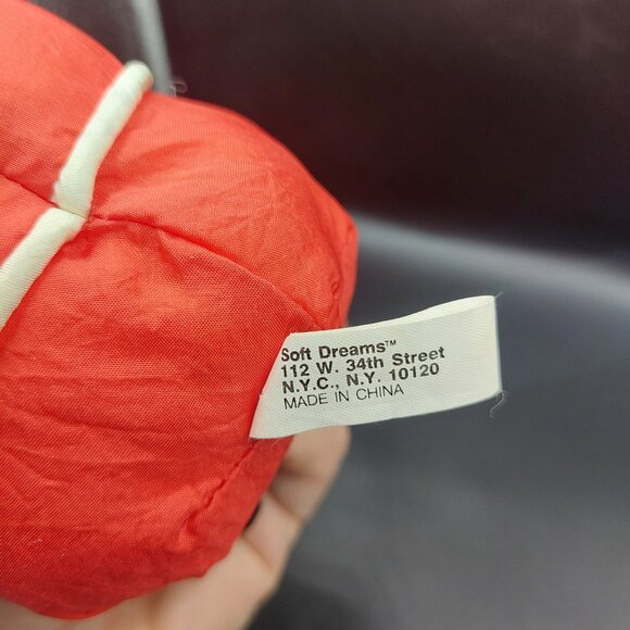 Vintage Soft Dreams Nylon Parachute 7.5" Santa Claus Christmas Plush Doll Toy - Picture 5 of 6